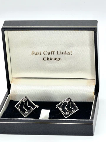 New BOSTON RED SOX Just Cufflinks Chicago PETER DAVID LICENSED MLBP 2005 NIB Cover