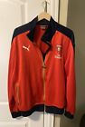 Arsenal Soccer Jacket Xl Extra Large Fast Shipping Long Sleeve Puma Pullover