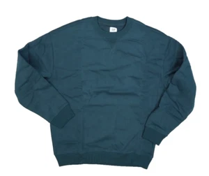 Gap Vintage Soft Crewneck Sweatshirt Fleece Drop Shoulder Mountain Pine Green S - Picture 1 of 14