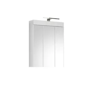 xonox.home Spiegelschrank Badspiegel inkl. Beleuchtung Snow weiß 60x79x18 cm - Bild 1 von 1