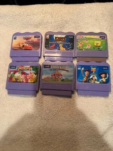 Vtech V. Smile Game Cartridges Lot Of 6 Cartridge Only Pre-owned Untested - Picture 1 of 4