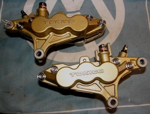 TITANIUM upgrade Suzuki Hayabusa 6 piston calipers Kawasaki Zx7r Zx9r pot RACE - Picture 1 of 16