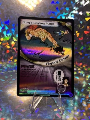 DBZ CCG DRAGON BALL Z GT BROLY'S DASHING PUNCH M16 ULTRA RARE PROMO 2ND COMING - Image 1 of 3