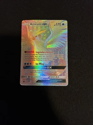 Pokémon TCG Rainbow Articuno GX Card 171/168 Celestial Storm - Image 1 of 2