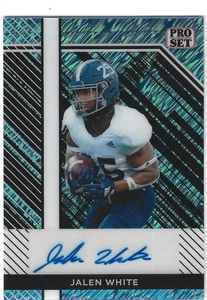 2024 Leaf Collective Jalen White Auto PSA-JW3 Light Blue Shimmer 16/20 - Bild 1 von 2