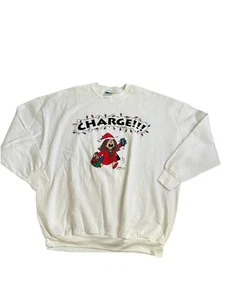 Vintage Cathy Guisewite Christmas Holiday Charge Sweatshirt Damen 80er 2XL - Bild 1 von 7