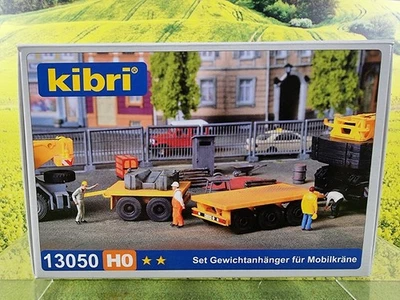 Kibri H0 13050 Set Gewichtanhänger für Mobilkräne OVP / F01 - Bild 1 von 3