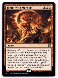 Tempt with Mayhem NM Commander: Modern Horizons 3 0114 MTG Regular - Picture 1 of 2