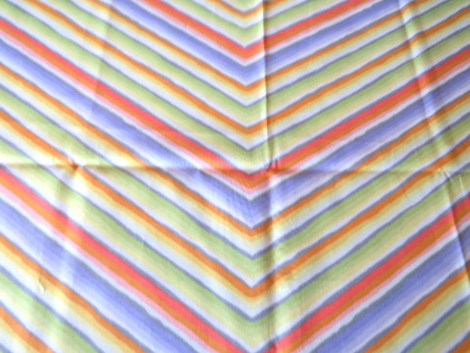 KAFFE FASSETT DIAGONAL CHEVRON STRIPE YELLOW GP90   30” X WOF original issue - Image 1 of 2