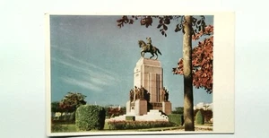 Vintage Rio de Janeiro Estátua do Marechal Deodoro Lithograph Postcard Brazil - Picture 1 of 2