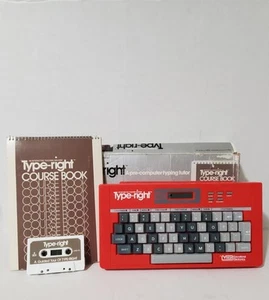 VTech Type-Right Electronic Typing Tutor TESTED - Flaw on Screen. See Photos. - Picture 1 of 21