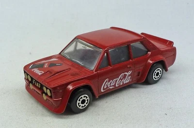 Matchbox BULGARIAN MB74 Fiat Arbarth DARK RED Coca-Cola UB - Изображение 1 из 2