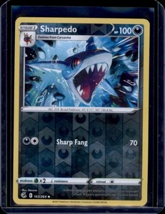 Sharpedo SWSH08: Pokémon Fusion Strike #163/264 Holograma Inverso Casi Nuevo+ - Imagen 1 de 2