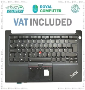 Teclado negro retroiluminado con reposamanos diseño Reino Unido para Lenovo ThinkPad E14 Gen2 Gen3 Gen4 - Imagen 1 de 2