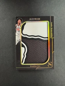 Jalen Wilson 2024-25 Panini Silhouette Jumbo Materials /10 Patch #JM-JWL - Bild 1 von 3