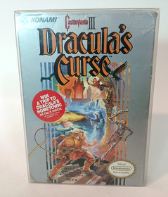 Castlevania III: Dracula's Curse 3 * Complete In Box CIB w Case * Nintendo NES