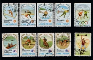 Sao Tome and Principe 1984 Olympic Games selection VF Used CTO - Picture 1 of 1