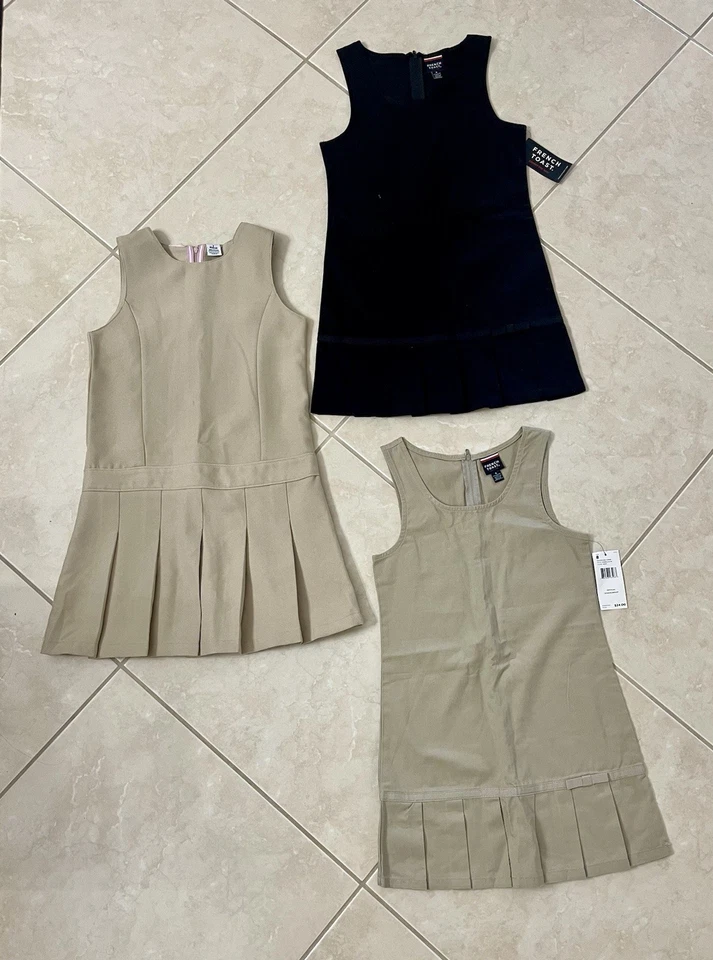 Uniformes escolares 3 piezas todos nuevos con etiquetas. Tostadas francesas talla 8 marca. Juego de 3  Foto 1 de 1