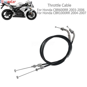 Motorcycle Throttle Cable Wire For Honda CBR600RR 2003-2006 CBR1000RR 2004-2007 - Picture 1 of 8