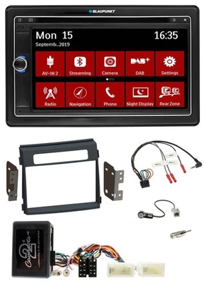 Blaupunkt 2DIN USB DAB Lenkrad Bluetooth TMC Navigation für Kia Soul 11/2011-03/ - Bild 1 von 4