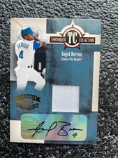 2005 Donruss Throwback Threads Materials Signatures Prime 1/50 ANGEL BERROA  HOT