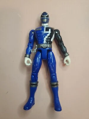Figura de acción Power Rangers SPD Blue Delta Morphin Ranger to Vehicle 6" Foto 1 de 2