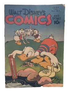 Walt Disney's Comics and Stories June 1945 Vol. 5 No. 9 (No. 57) Donald Duck - Picture 1 of 6