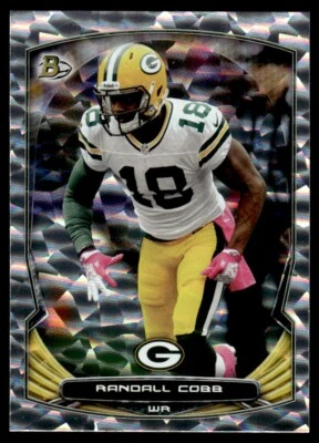 RANDALL COBB 2014 BOWMAN RAINBOW SILVER ICE #44 - Image 1 of 2
