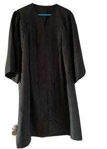 HERFF JONES Baccalaureate Graduation GOWN Black Cap & Robe No Tassel 4’11”-5’0”