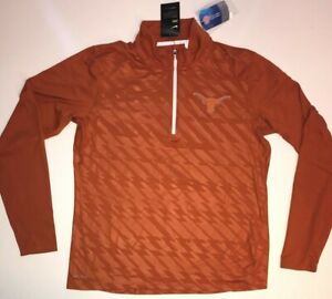 New University of Texas Longhorns women's Large Nike Dri-Fit jacket 1/2 zip top