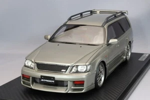 1/18 Zündung Nissan Stagea 260RS WGNC34 silber BBS RG-R 18 Zoll gunmetal IG2888 - Bild 1 von 4