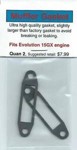 Evolution 15GX Exhaust/Muffler Gasket 2 Pack NIP - Picture 1 of 1