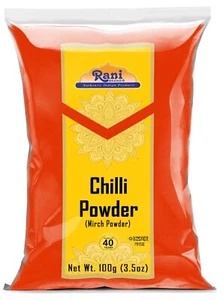 Rani Chilipulver (Mirchi) gemahlen indisches Gewürz 3,5oz (100g) - Bild 1 von 9