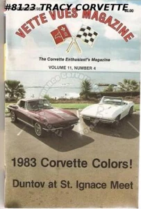 November 1982 Vette Vues Robert Fode Pair Stingrays 1956 1957 Paperwork Vin - Imagen 1 de 1