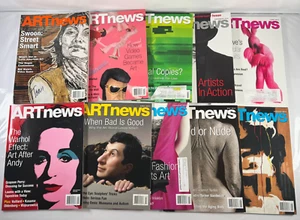 ARTnews Magazine lot of 10 Issues 2010-2012 Art Topics and Illustrations - Picture 1 of 2