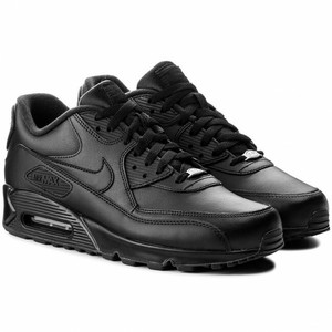 nike air max 90 leather black mens