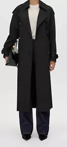 CAMILLA AND MARC EVANS TRENCH COAT BLACK , SIZE-AU/UK - SMALL/MEDIUM , RRP $900 - Picture 1 of 6
