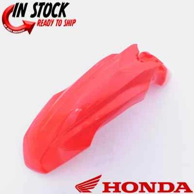HONDA FRONT FENDER 2019-2025 CRF125 F/FB GENUINE OEM NEW 61100-K28-A60 - Image 1 of 4