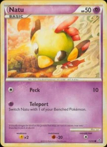 2x (HSUN-055) Natu (C) Pokemon HGSS Unleashed Card # 55 - Picture 1 of 1