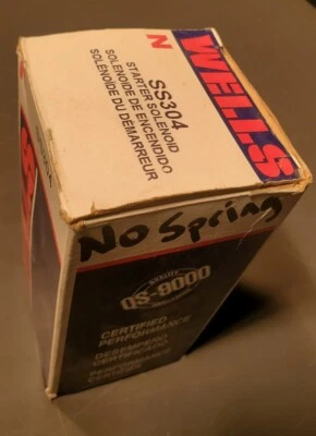 POZOS, SOLENOIDE DE ARRANQUE, SS304 Nuevo en caja con instrucciones SIN RESORTE Foto 1 de 4