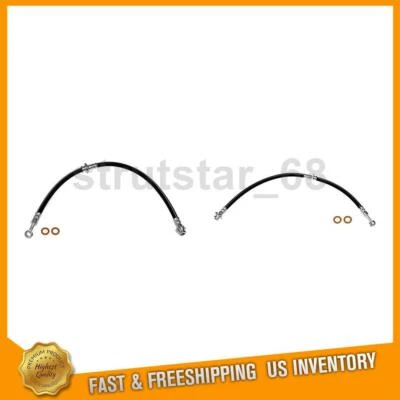 2 mangueras de freno delanteras para Nissan Altima 2012 2013 2014 2015 2016 2017 Foto 1 de 4