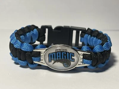 Pulseira Orlando Magic NBA Paracord NOVA - Imagem 1 de 2