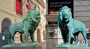 Fermalibri Art Institute of Chicago Lions - Foto 1 di 7