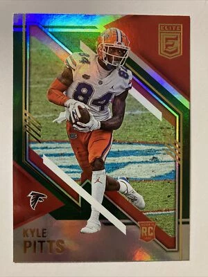 Kyle Pitts 2021 Donruss ELITE GREEN Rookie Card #117  (2713) - Image 1 of 2