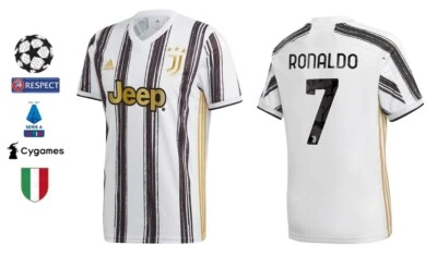 Trikot Adidas Juventus Turin 2020-2021 Home - Ronaldo 7 I Juve CR7 UCL Serie A