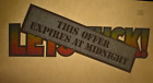 LET'S %UCK! OFFER EXPIRES AT VINTAGE 1970's HEADSHOP IRON ON TRANSFER -NICE B-21