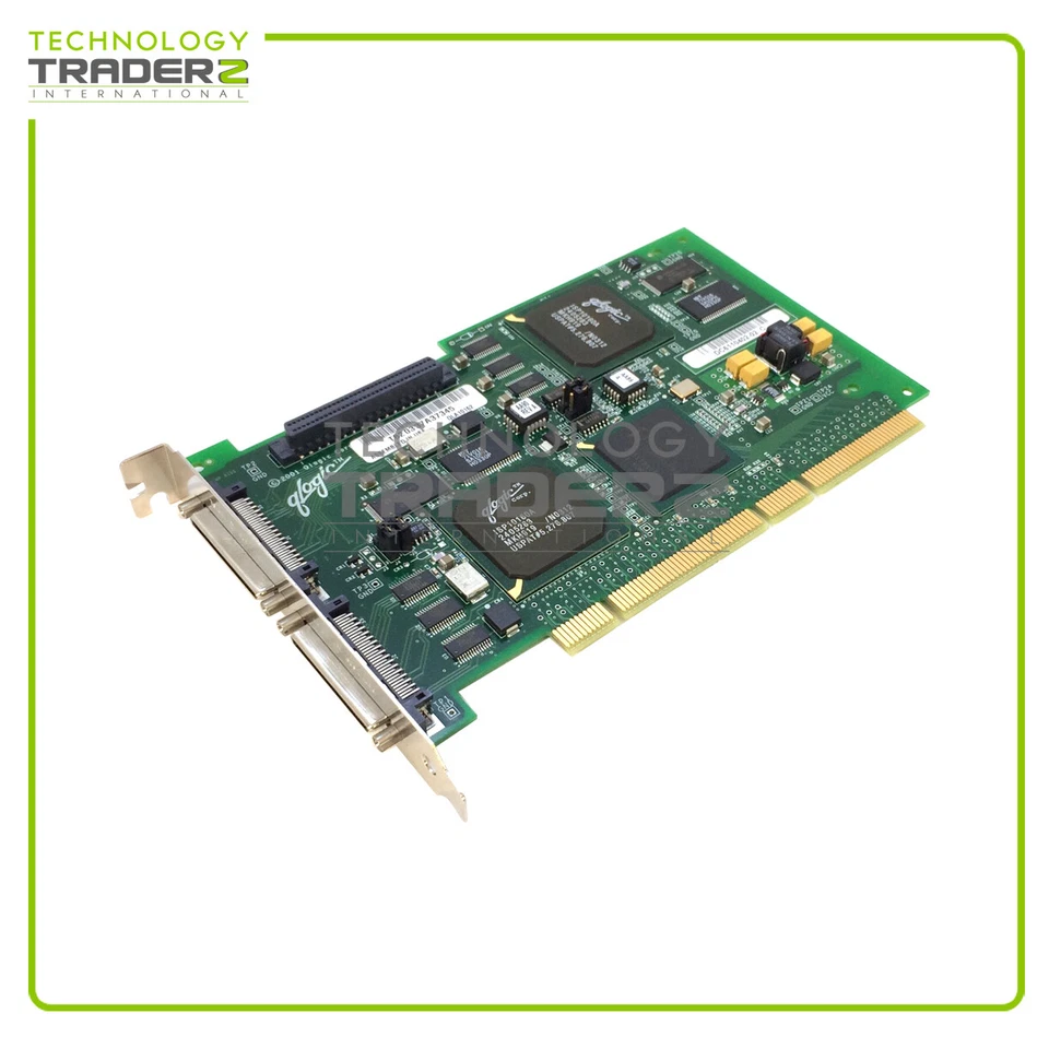 QLA10162 QLogic Dual Channel PCI VHSCI Ultra3 SCSI Host Bus Adapter Pulled - Image 1 of 1