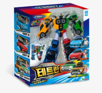2024 New Tobot TETRAN Twin Punch A W Combine Transformer Robot Figure/korea - Image 1 of 4