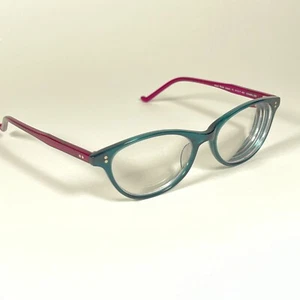 MORGENTHAL FREDERICS CHARLIZE 461 TEAL PINK FRAME 51-17 - Must Replace Lenses! - Picture 1 of 5