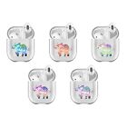 MONIKA STRIGEL WATERCOLOR CUTE ELEPHANT CLEAR HARD CRYSTAL CASE FOR AIRPODS